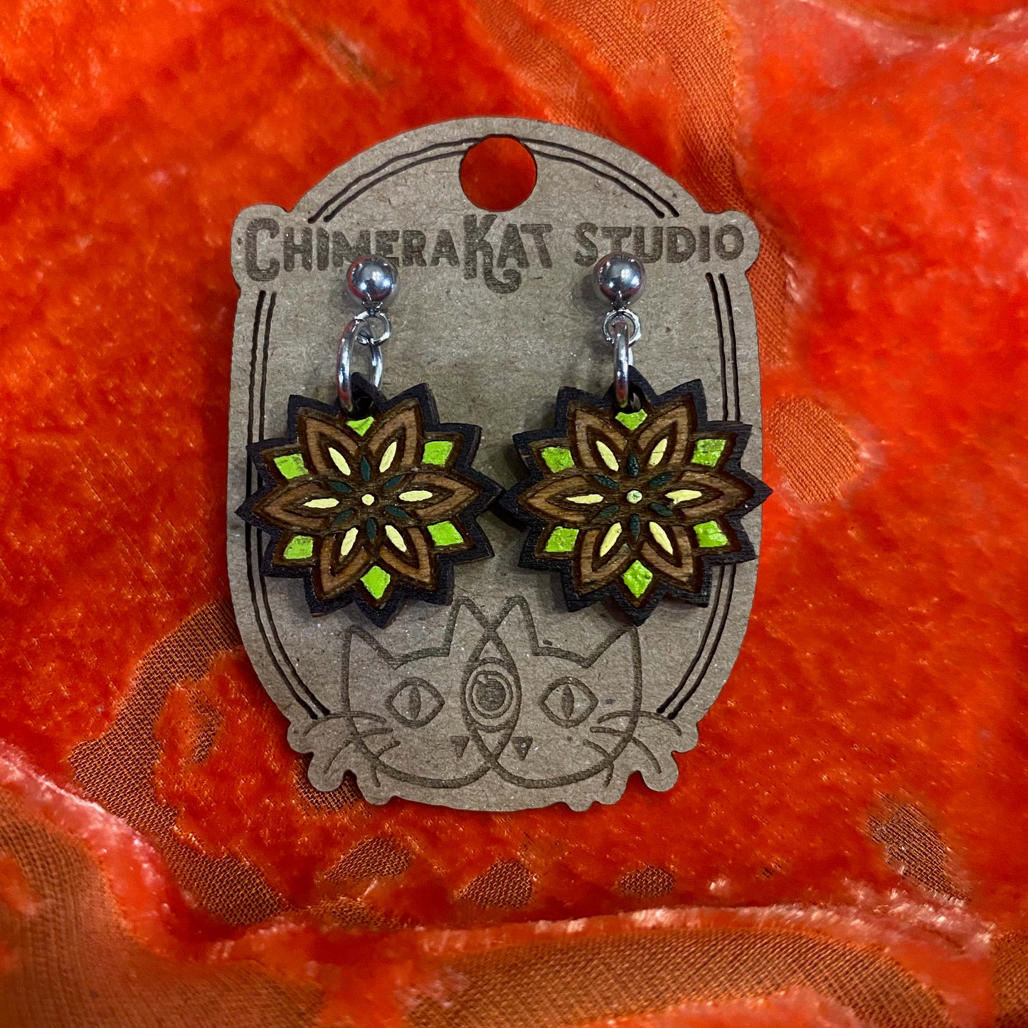 Floral Mandala Dainty Dangles