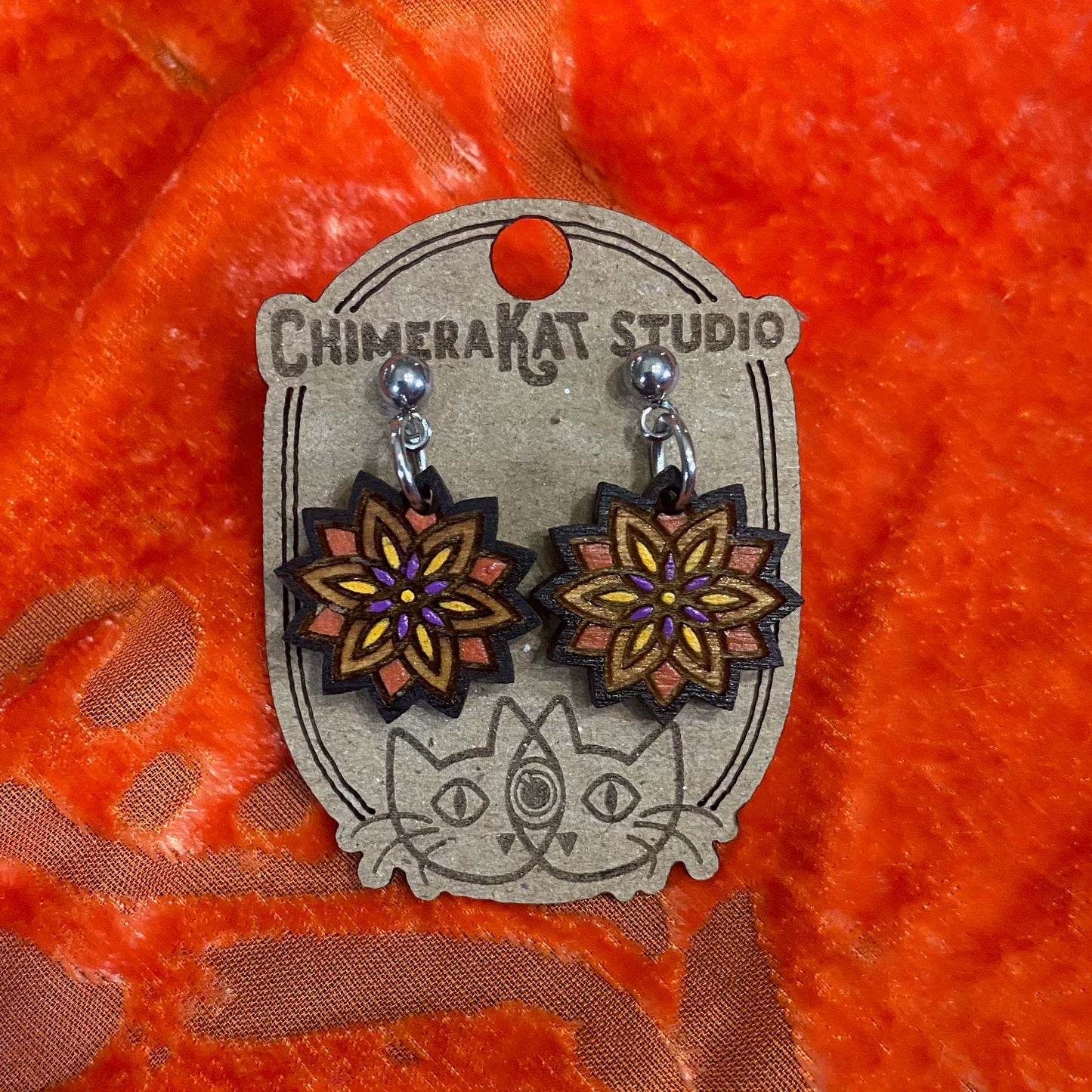 Floral Mandala Dainty Dangles