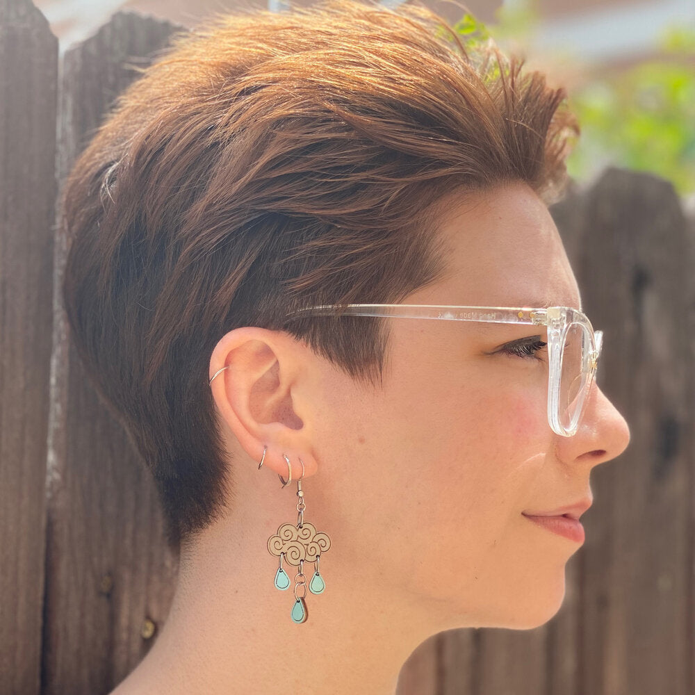 April Showers and Thunderstorm Earrings