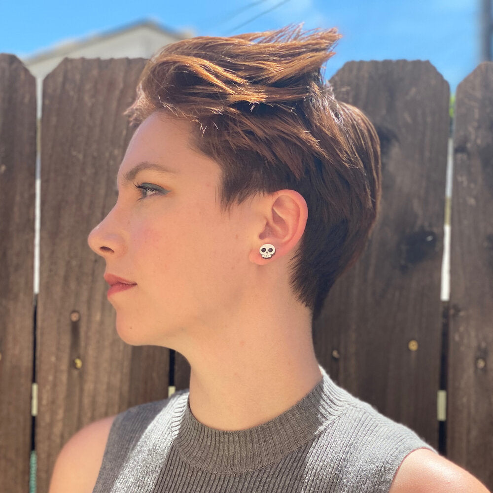 Lil' Skull Studs