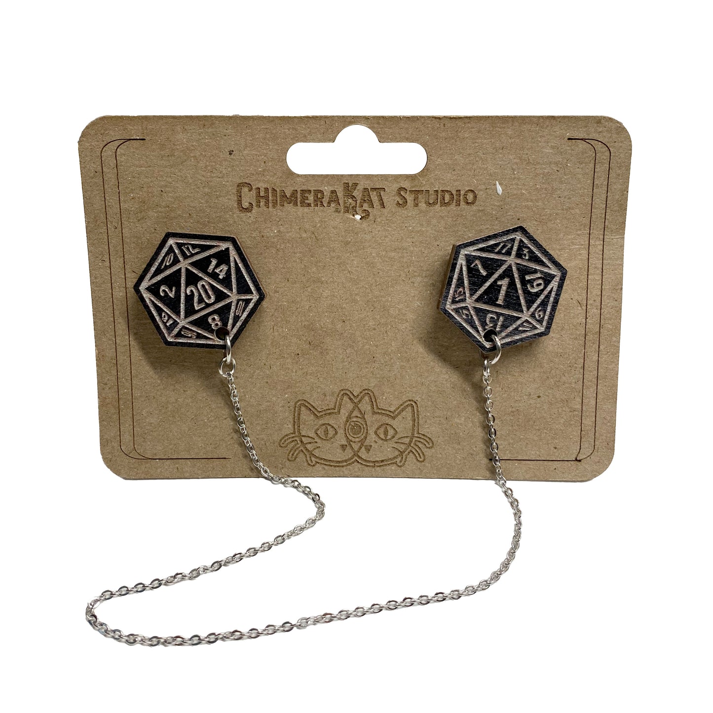 Adventure Dice Collar Pin