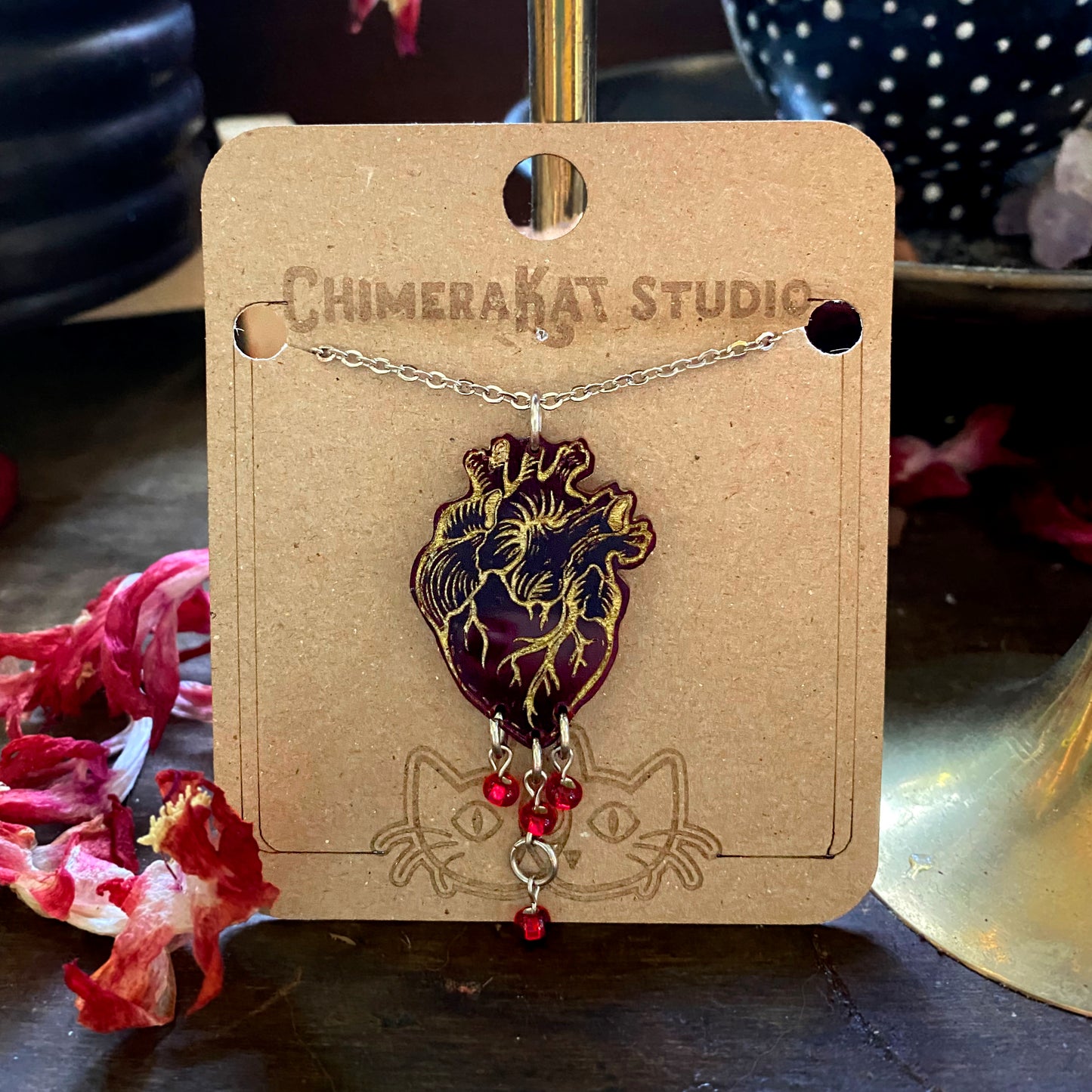 Anatomical Heart Necklace