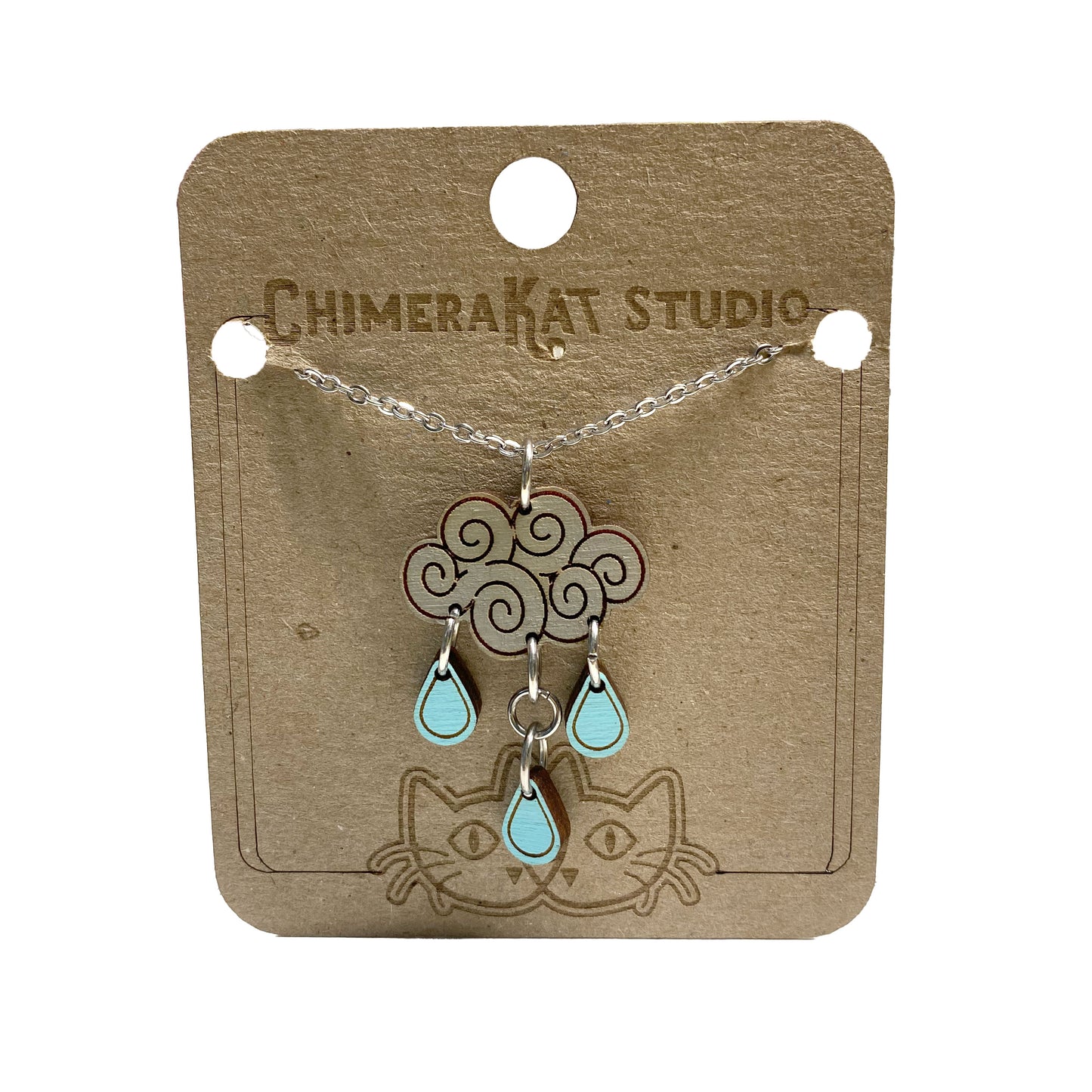 April Showers and Thunderstorm Necklaces