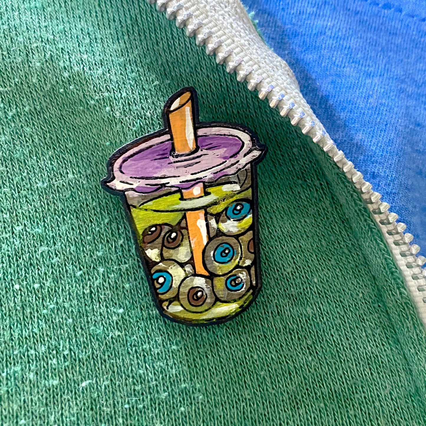 Boba Eyeball Pin