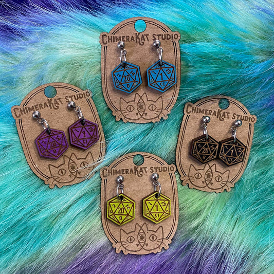 Adventure Dice Dainty Dangles