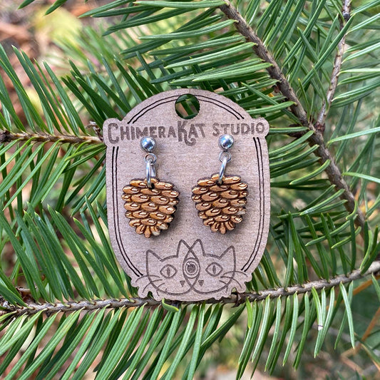Pinecone Dainty Dangles